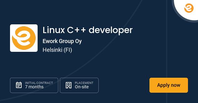 Linux C++ developer