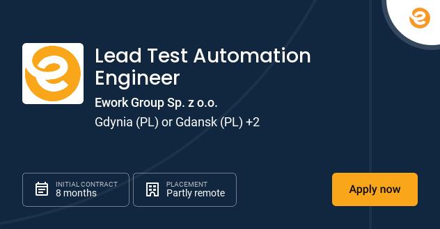 Lead Test Automation Engineer