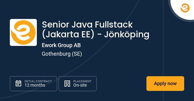 Senior Java Fullstack (Jakarta EE)...