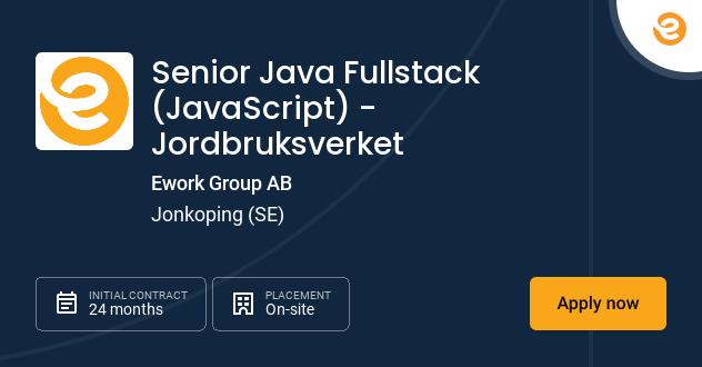 Senior Java Fullstack (JavaScript)...