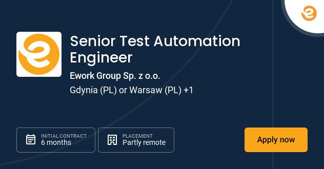 Senior Test Automation Engineer