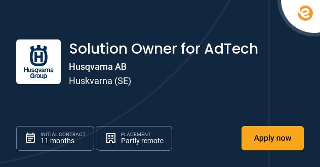 Solution Owner for AdTech