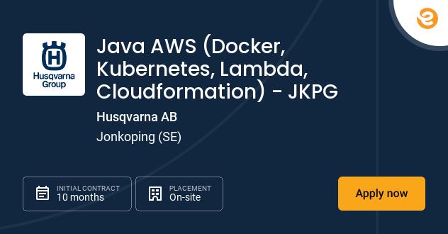 Java AWS (Docker, Kubernetes, Lambd...