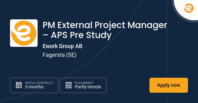 PM External Project Manager – APS P...