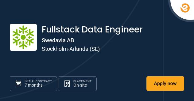 Fullstack Data Engineer